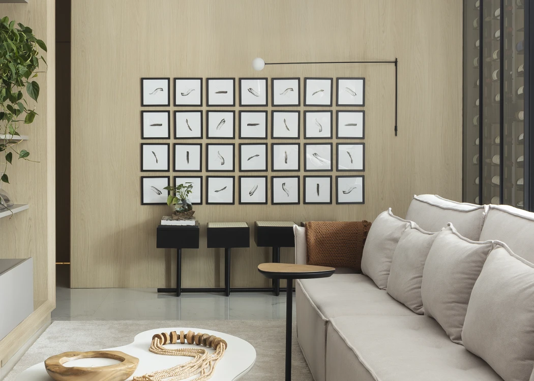 Imagem do projeto Apartamento contemporâneo no Centro de Florianópolis: integração, sofisticação e memória afetiva